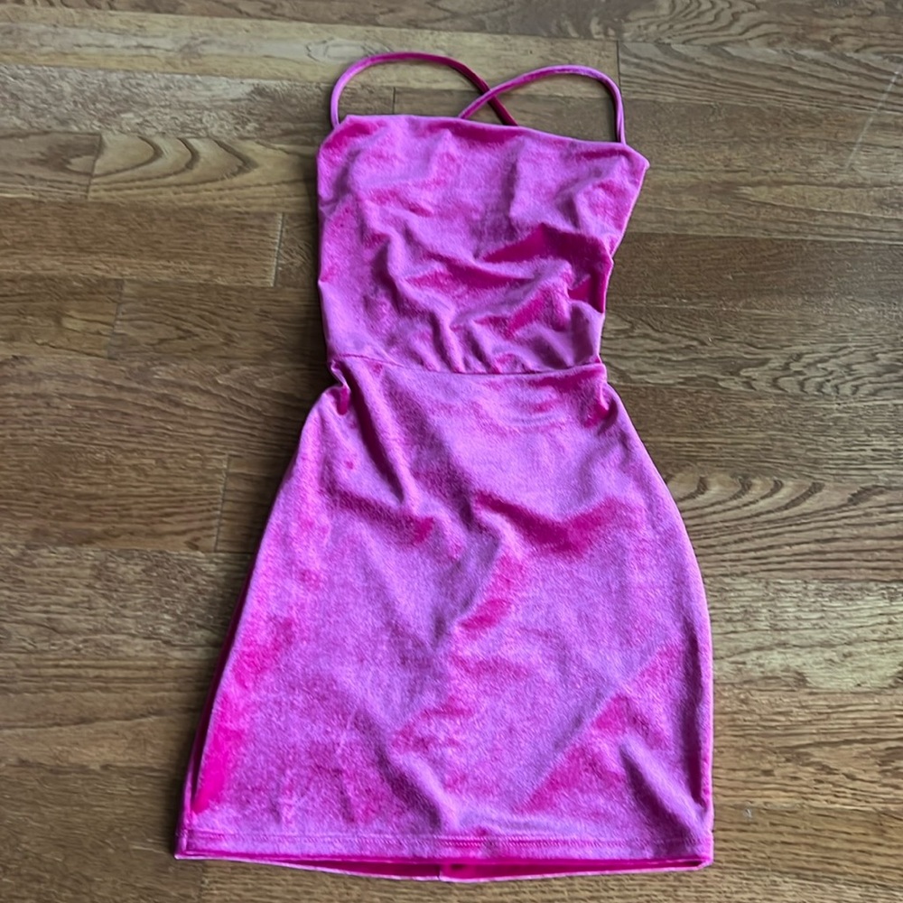 Lucy in the Sky Pink Mini Dress